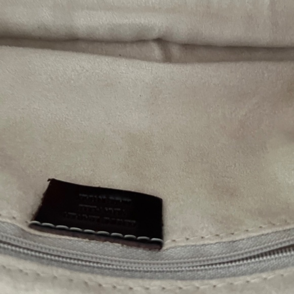 Brown Leather Looping Handle Bag Made in Italy - Picture 14 of 16